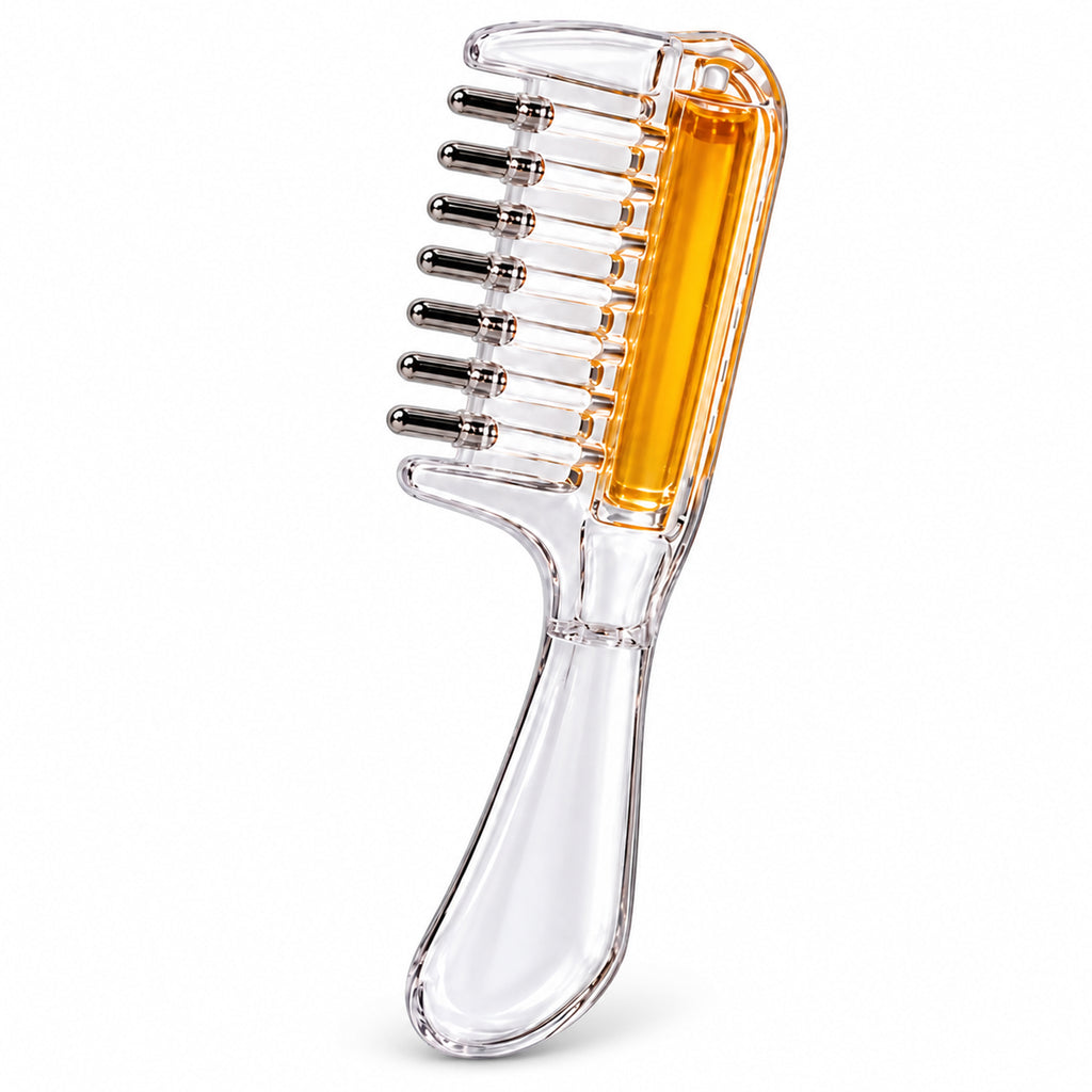 Essential Oil Infusion Comb – Refillable Scalp Applicator