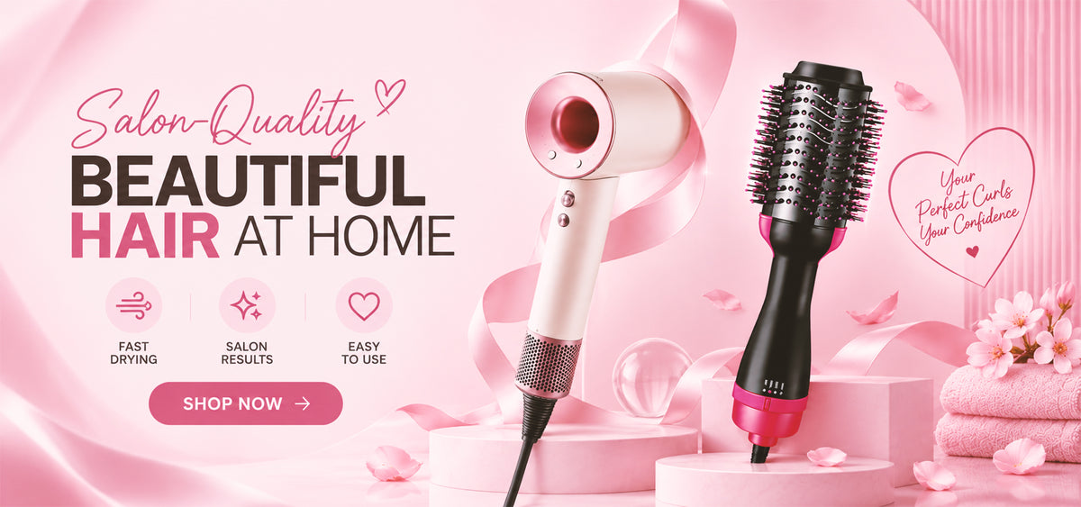 Hair dryer and styling brush