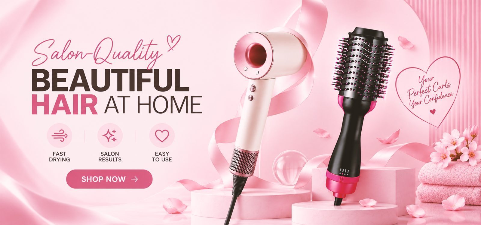 Hair dryer and hot air brush